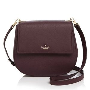 NWT Kate Spade Plum Cross Bag